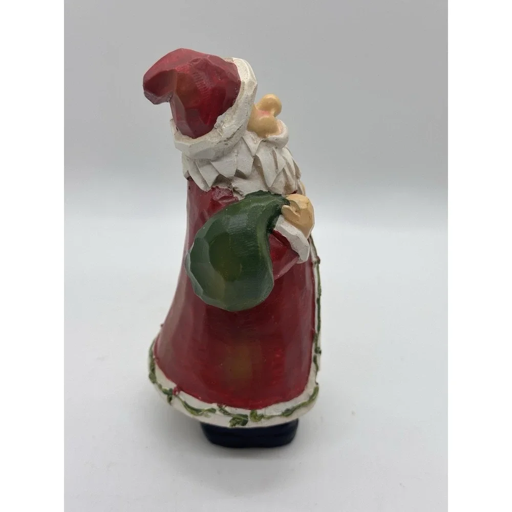 Vintage Santa Claus Figurine Hand Painted Christmas Decor‎ 5.5
